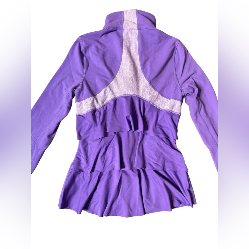 Lululemon, Ruffles Define Purple Jacket, Size 6 - Picture 2 of 8